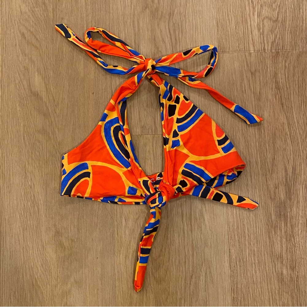 Riviera Tie Front Halter Neck Bikini Top